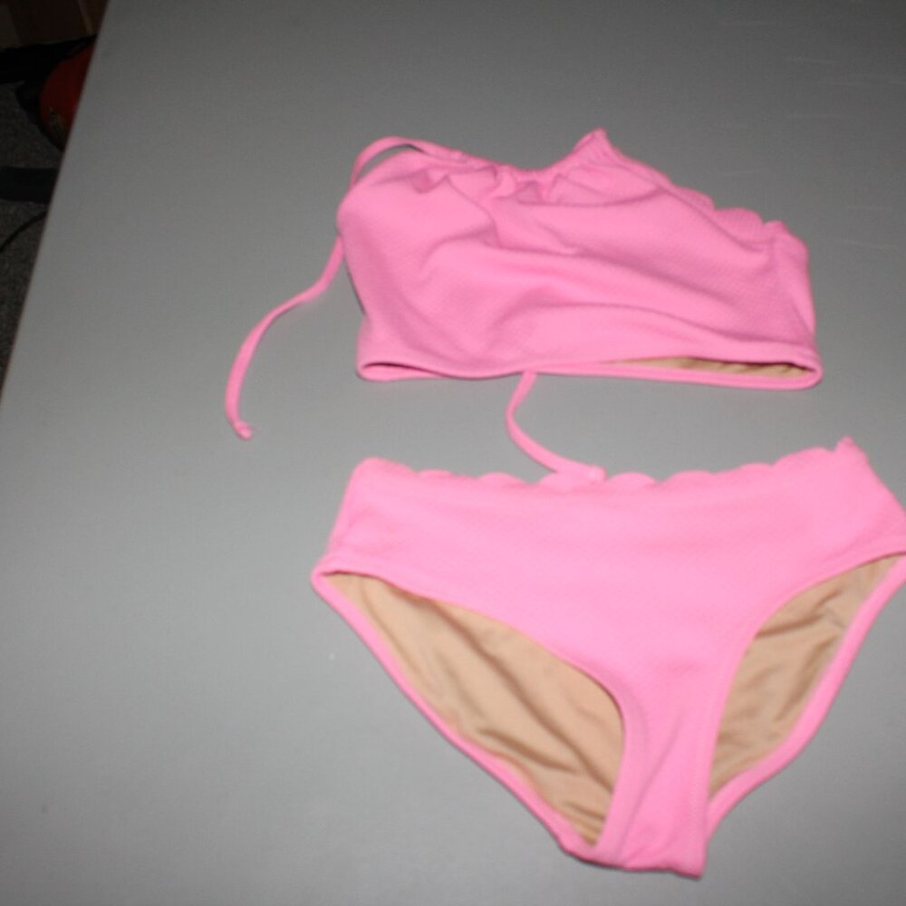 Pink 2 Pcs Old Navy Bikini Swimsuit Size Large